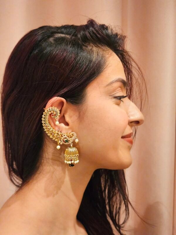 Mayura Ear Cuff Jhumka